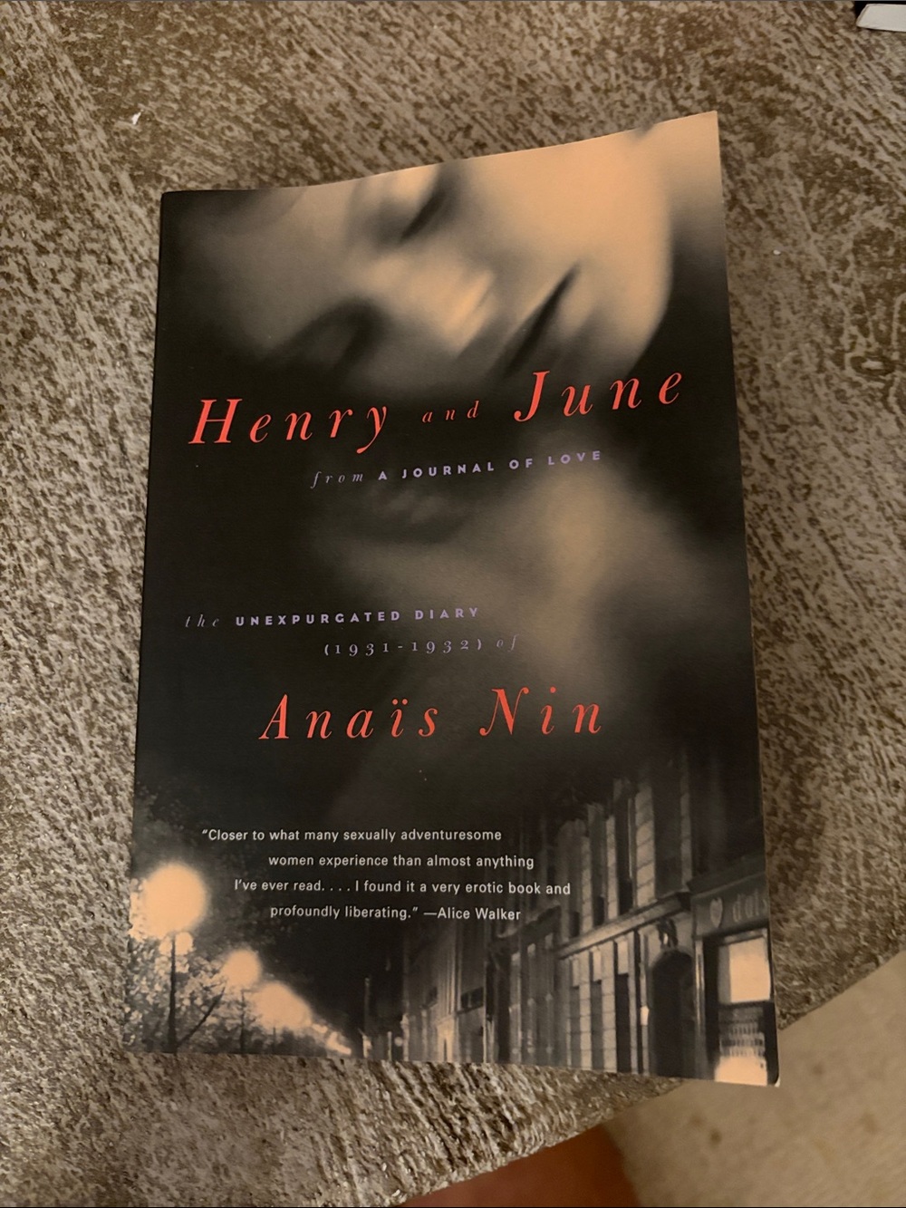 Anaïs Nin Henry and June Journal of Love - Black Cover